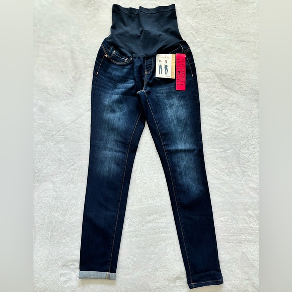 9TH & MAIN Maternity Skinny Stretch Jeans--M - Picture 6 of 12